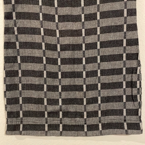 Lou & Grey Women’s Dress Medium Black & Grey 100% Cotton Contemporary - Picture 6 of 13